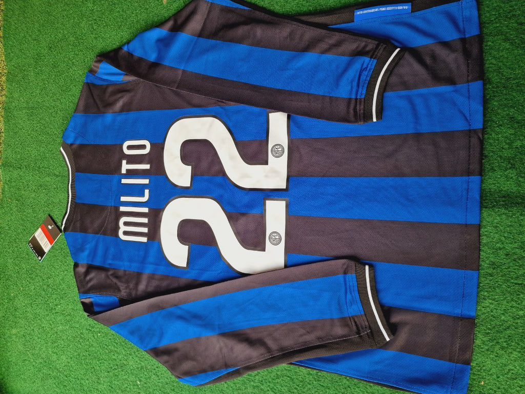 Diego Milito - Inter 2010 Champions League Final Jersey Trikot Maillot Maglia Soccer Shirt