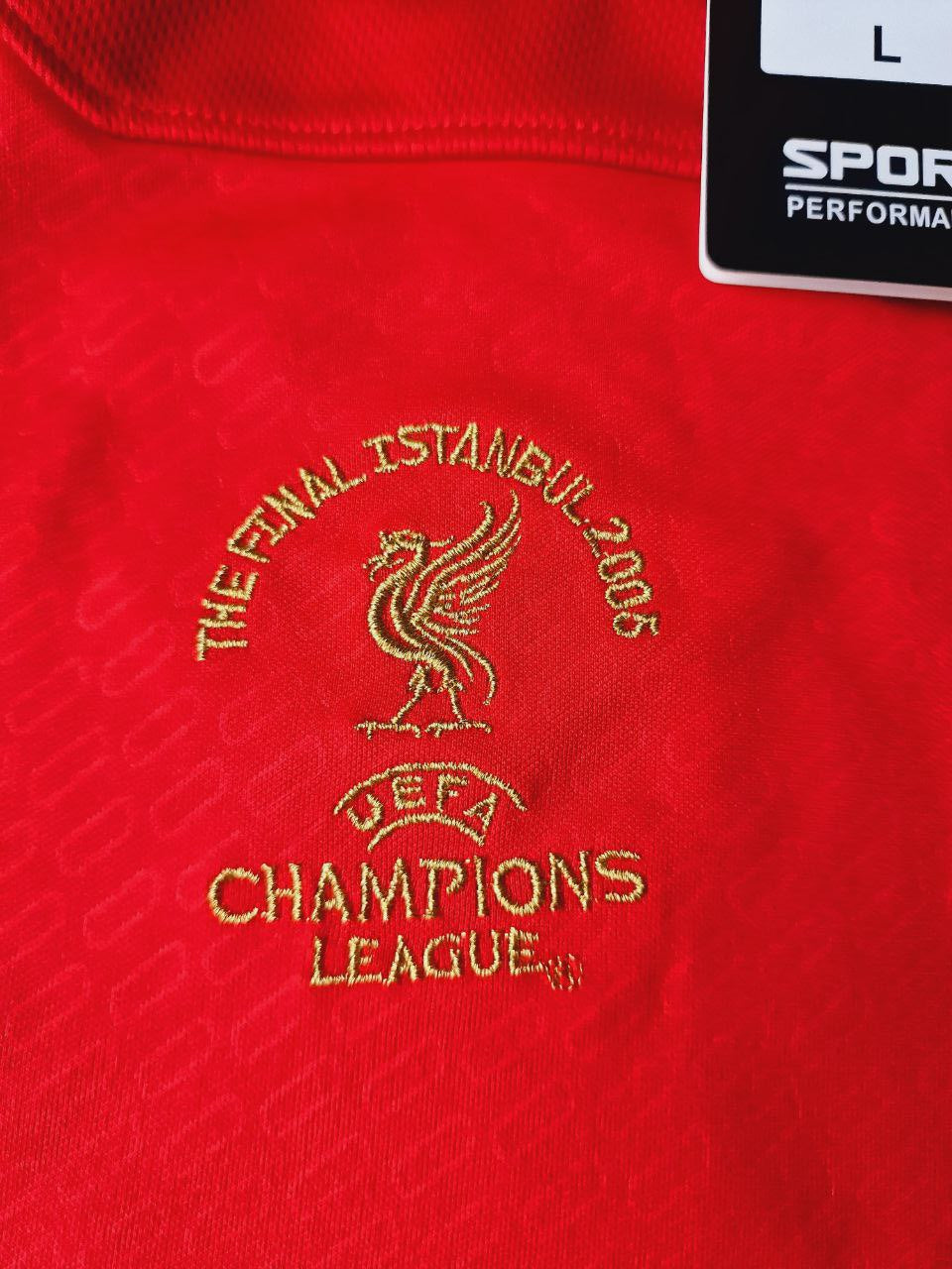 Steven Gerrard 8 – Liverpool 2005 Champions League Final Red Retro Jersey Trikot Soccer Shirt