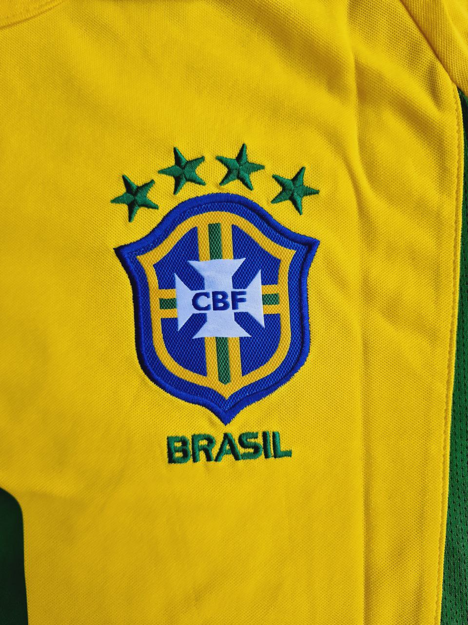 Ronaldinho Brasilien WM 2002 Retro Fußballtrikot