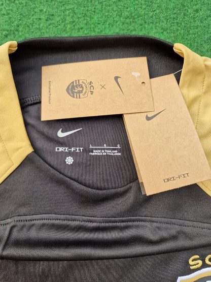 Cristiano Ronaldo Nummer 28 Sporting CP Goldenes Retro-Fußballtrikot