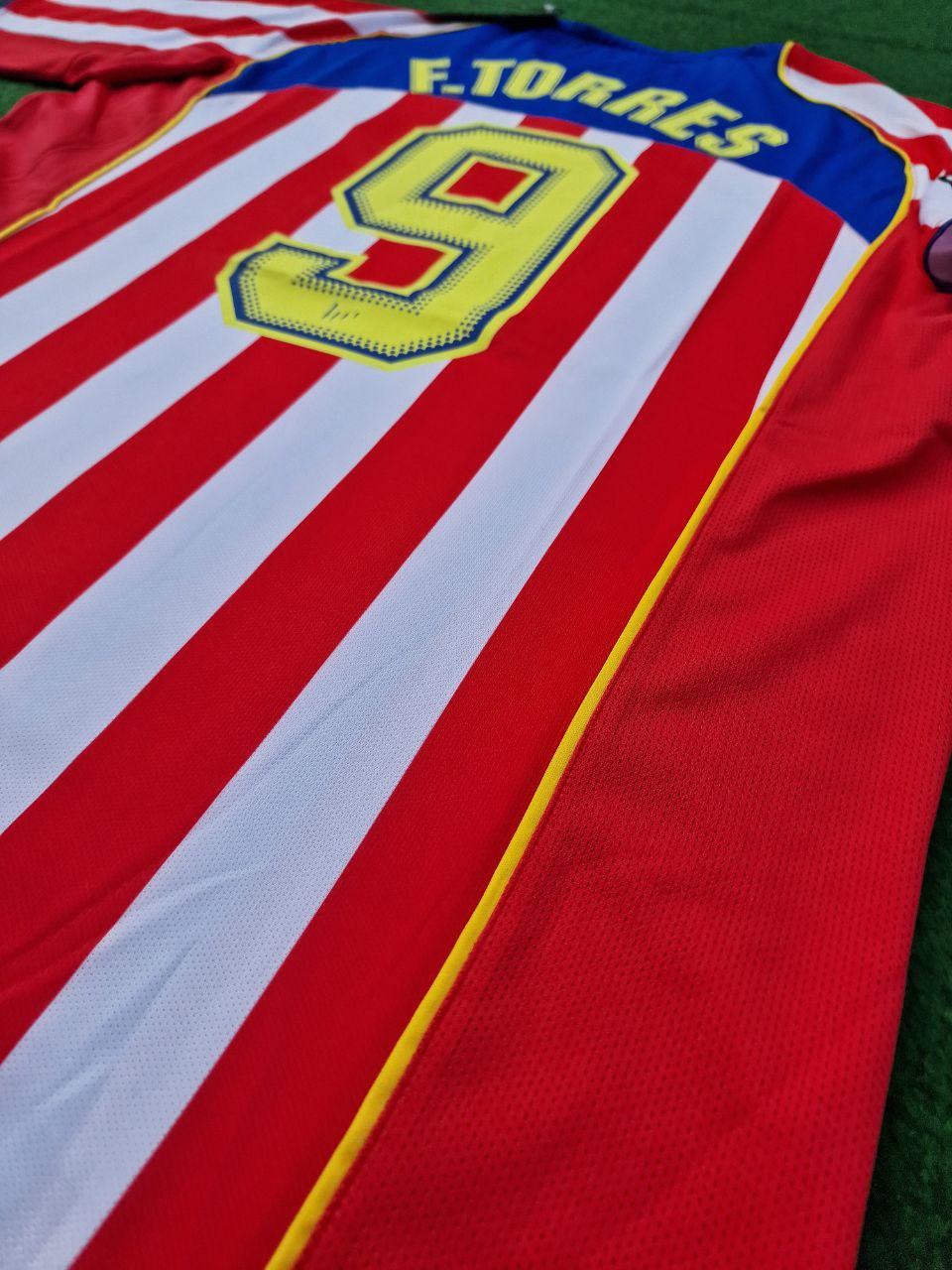 Fernando Torres #9 Atlético Madrid 2004-2005 Spider-Man Long Sleeve Retro Football Jersey