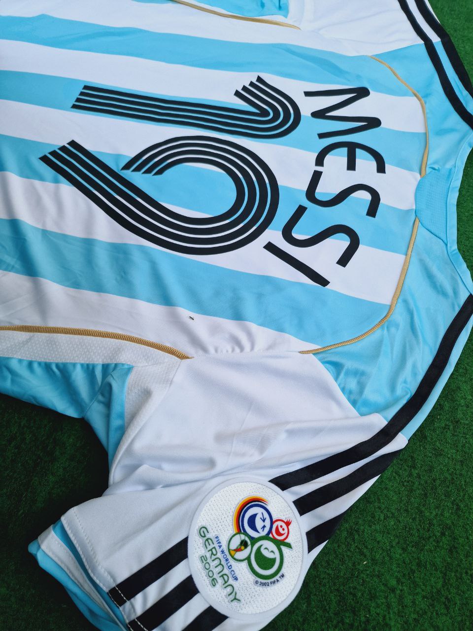 Lionel Messi Argentinien 2006 WM Kinder Retro Fußballtrikot