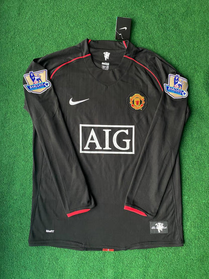 David Beckham – Manchester United Black Retro Kit Jersey – | Trikot | Fußballtrikot