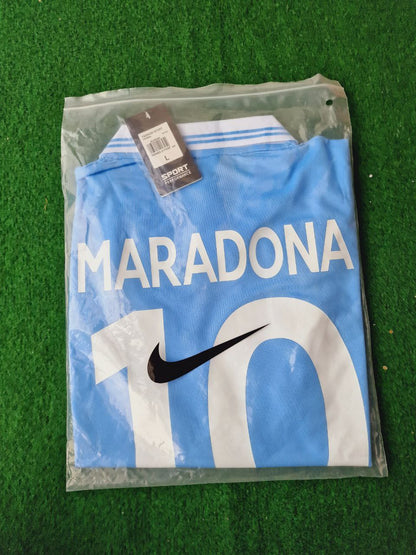 Diego Armando Maradona 10 – Neapel 1986 1987 Retro-Fußballtrikot Trikot Maillot Maglia