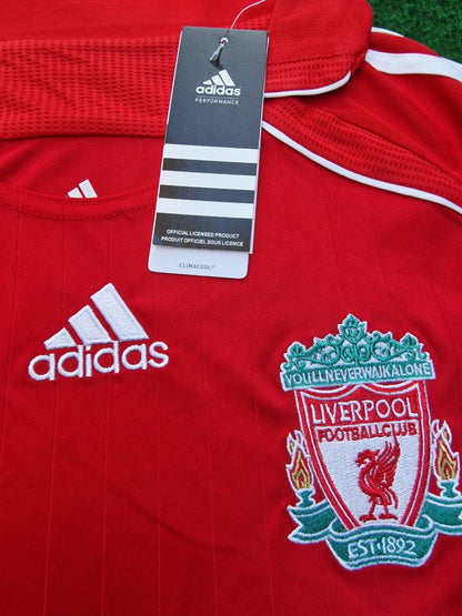 Fernando Torres Liverpool Long Sleeve Retro Kit Jersey Trikot Maillot