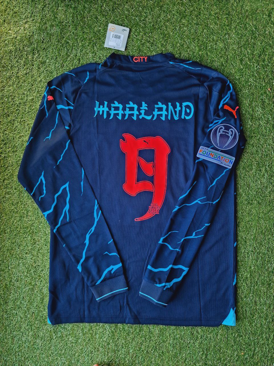 Erling Haaland Manchester City Special Font Jersey