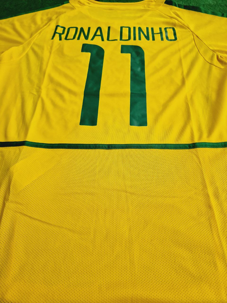 Ronaldinho Brasilien WM 2002 Retro Fußballtrikot