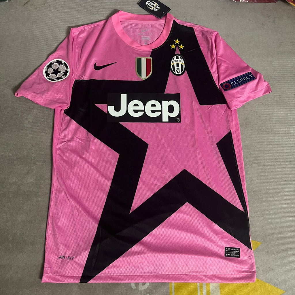 Claudio Marchisio Juventus Pink Black 2012 2013 Season Retro Maglia Jersey Kit Trikot Maillot Soccer Shirt