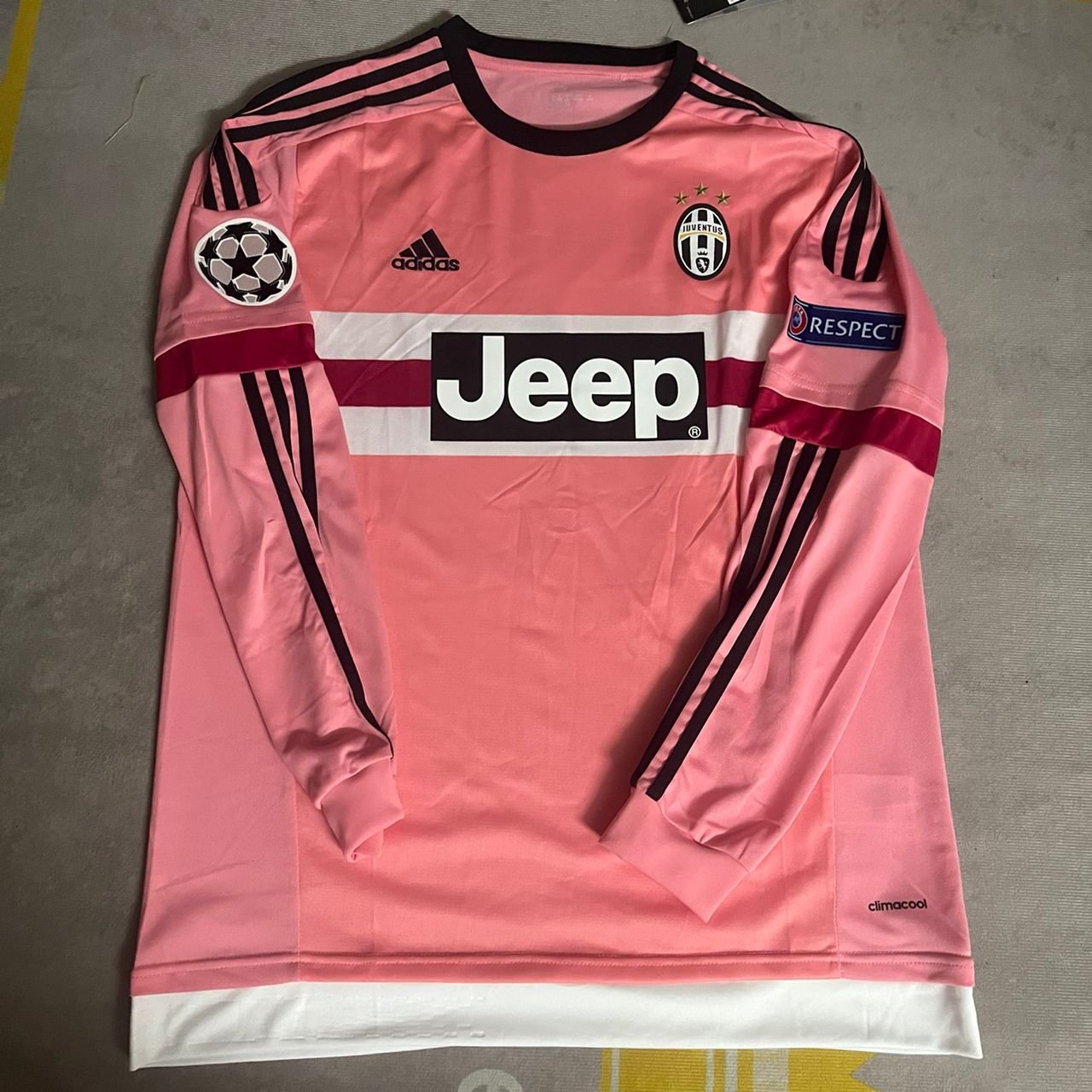 Leonardo Bonucci #19 Juventus Retro 2015-2016 Rosa Trikot Fußballtrikot