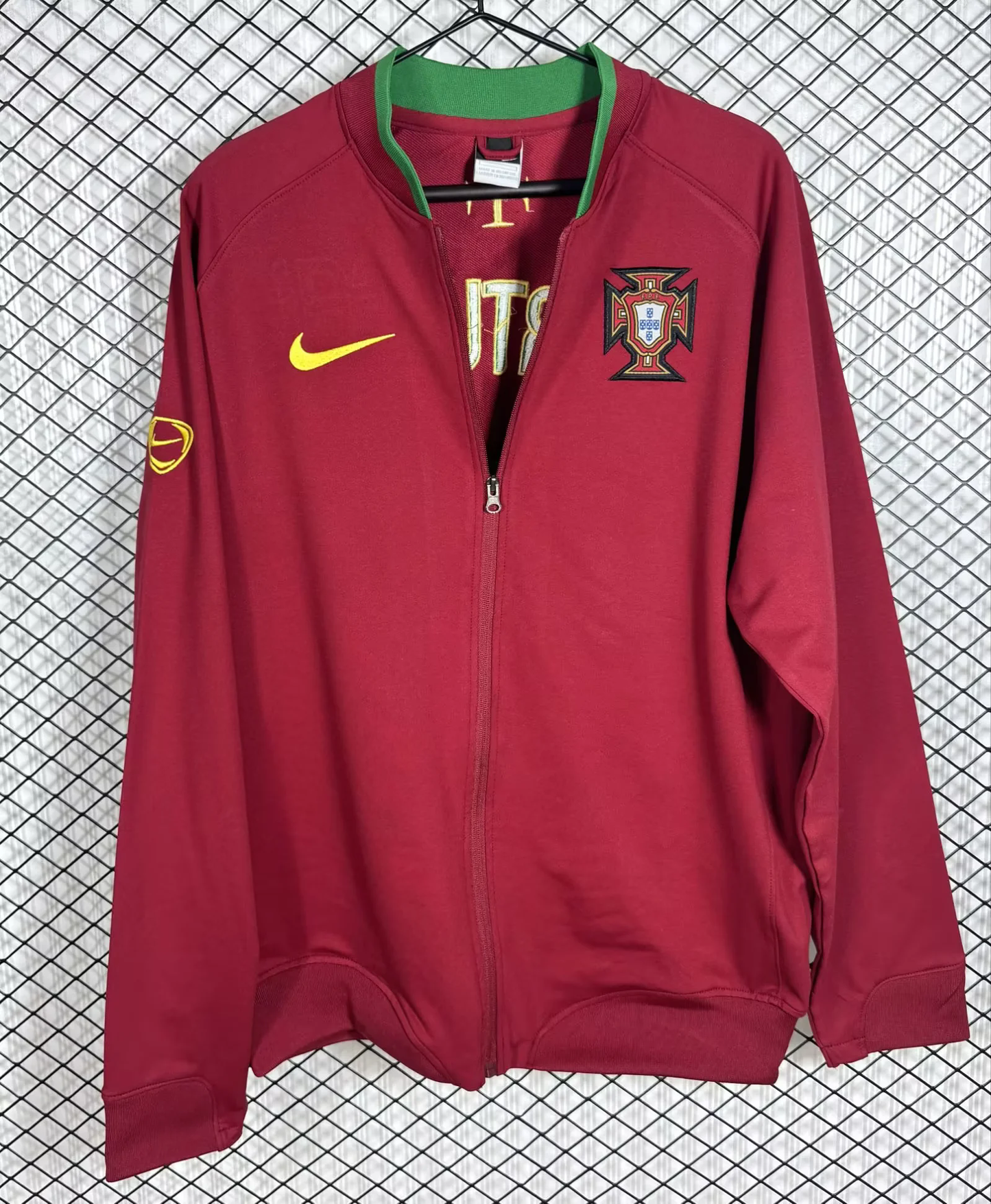 Portugal 2006 Retro Red Windbreaker Jacket