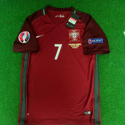 Cristiano Ronaldo Portugal EM 2016 Finale Retro Trikot