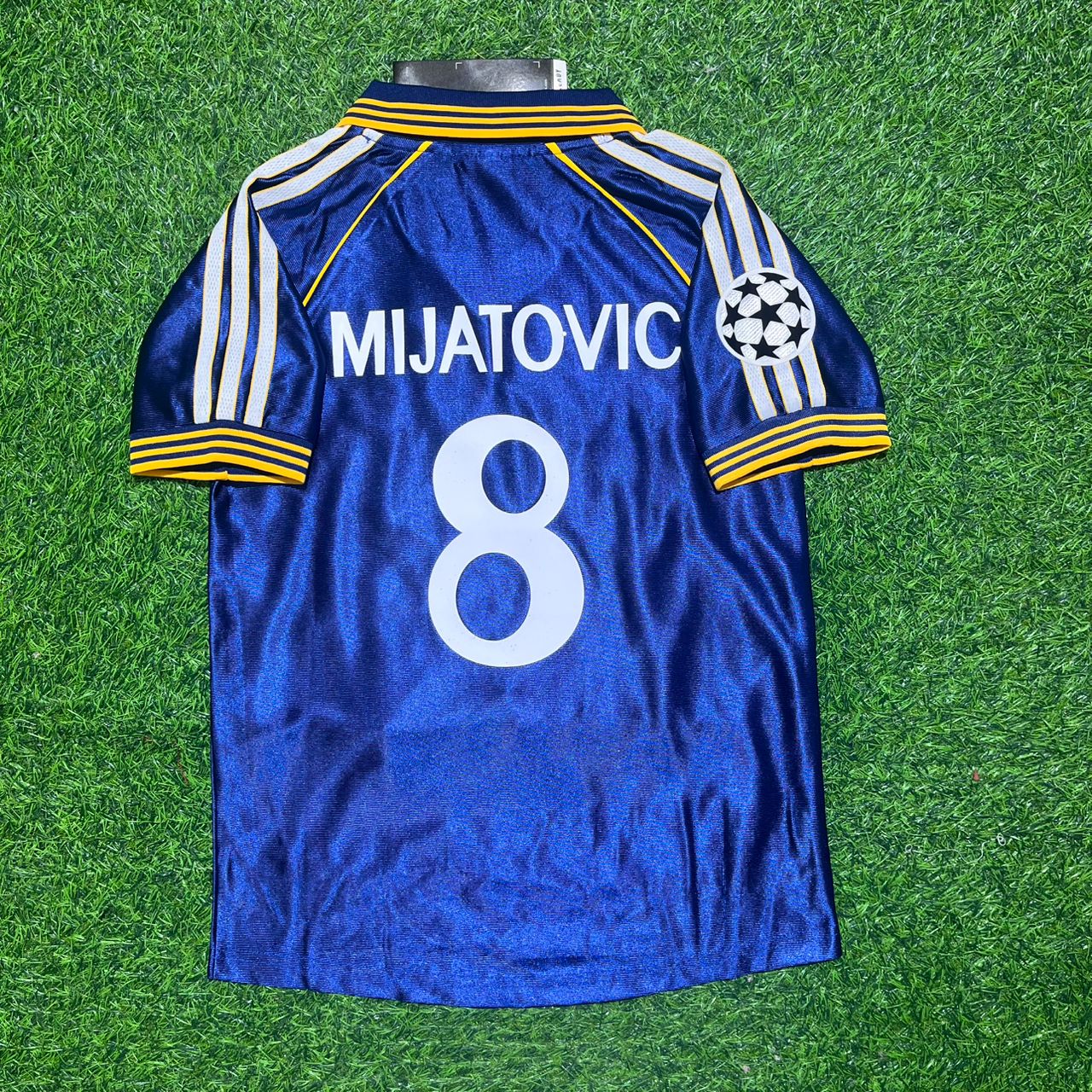 Predrag Mijatović 8 Real Madrid Kids Retro Blue Retro Jersey