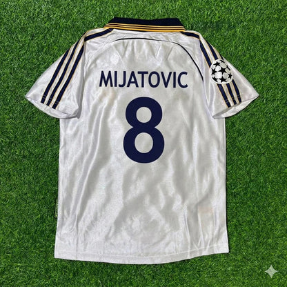 Predrag Mijatović 8- Real Madrid 1998/2000 Retro Football Jersey