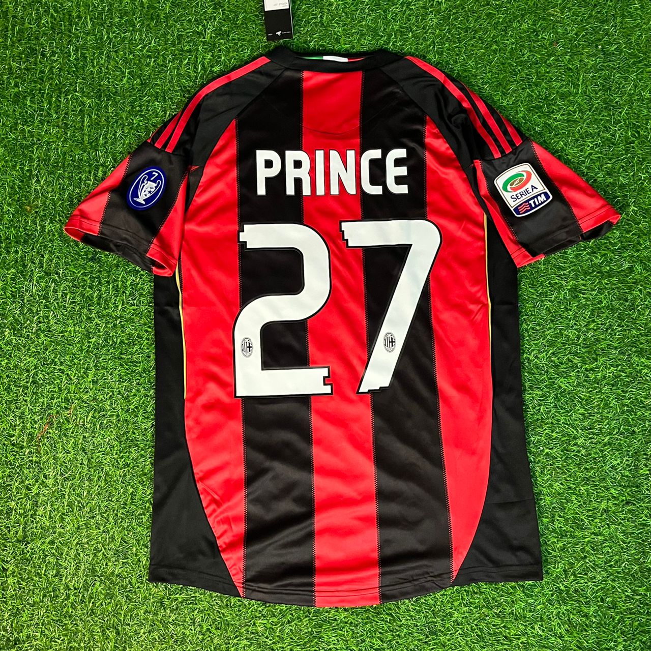 Kevin Prince Boateng Milan 2010 2011 Retro Jersey Trikot Maillot Soccer Shirt