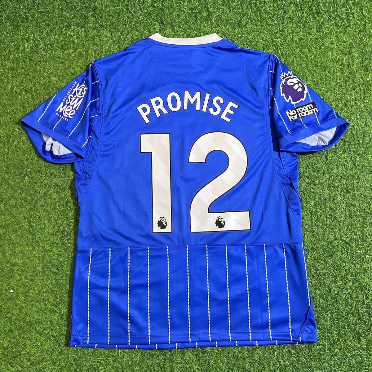 Promise David #12 Brighton 2026/2027 Neues Heim-Fußballtrikot Blau