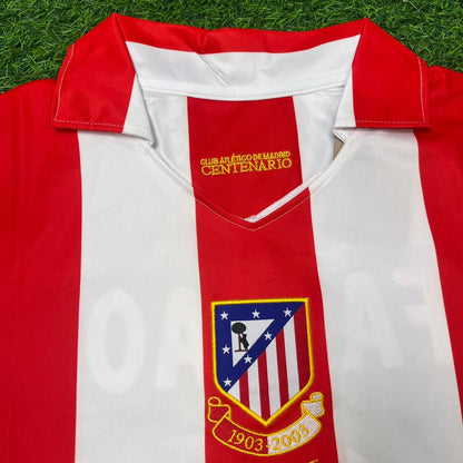 Camiseta de fútbol retro del Atlético de Madrid de Radamel Falcao