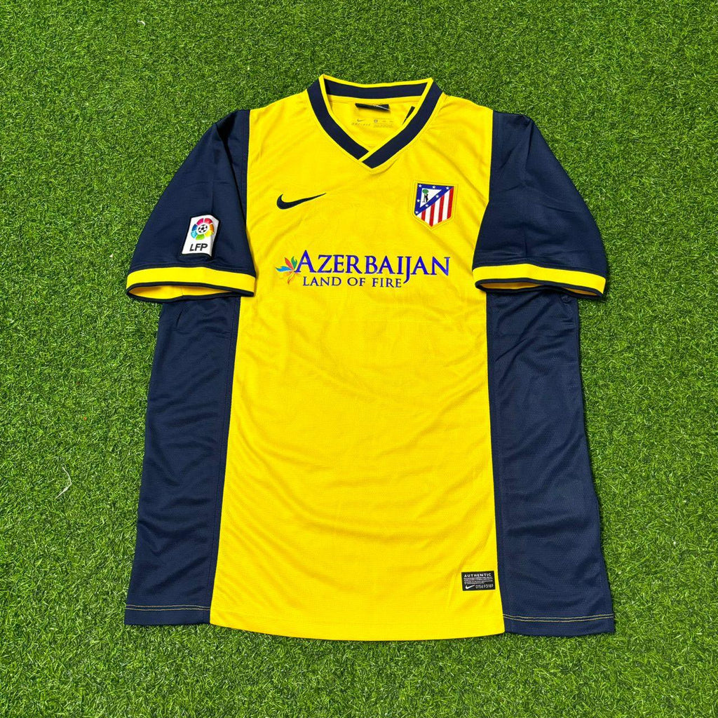 Radamel Falcao Atlético Madrid 2013-2014 Auswärts Gelbes Fußballtrikot