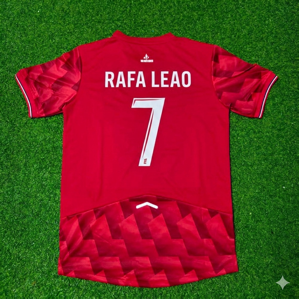 Rafael Leão #7 LOSC Lille Heim-Retro-Fußballtrikot