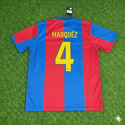 Rafael Marquez Barcelona 2006/2007 Retro-Heim-Fußballtrikot