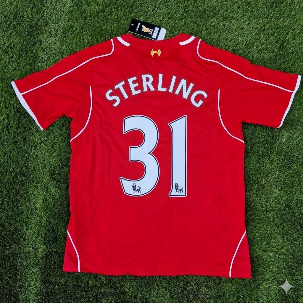 Raheem Sterling 31– Liverpool 2014/15 Heim-Retro-Trikot Fußballshirt