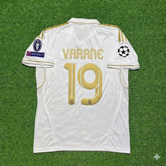 Raphaël Varane #19 Real Madrid 2011-2012 Trikot Fußballshirt