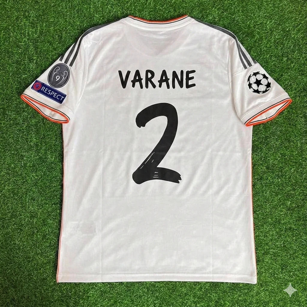 Raphaël Varane 2- Real  Madrid Lisbon Short Sleeve Jersey Soccer Shirt