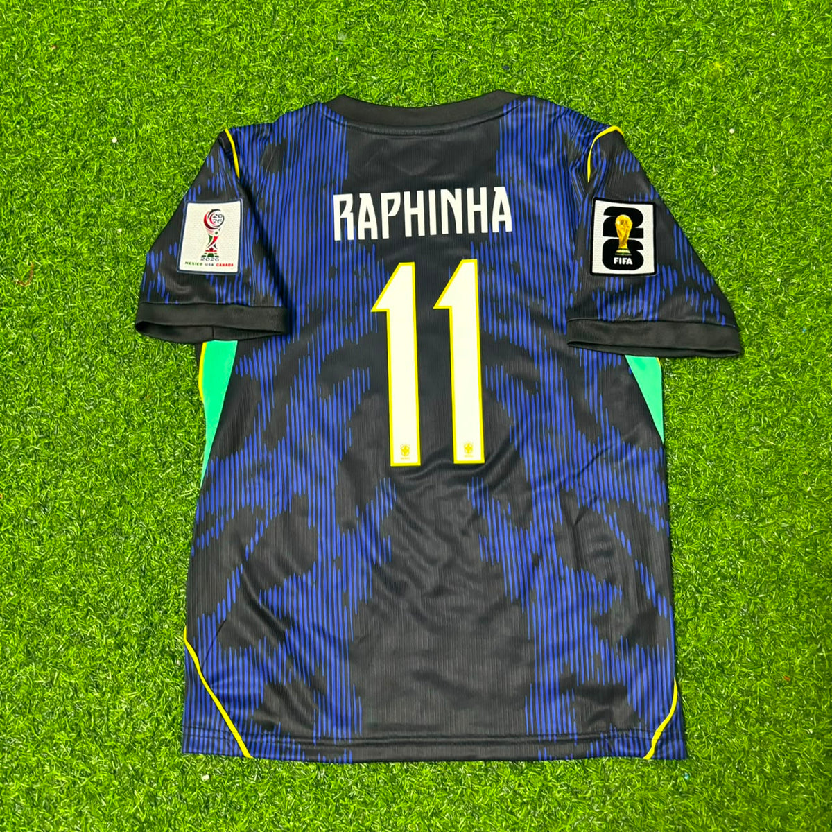 Raphinha #11 Brazil 2026 World Cup Kids New Season Football Jersey Kit