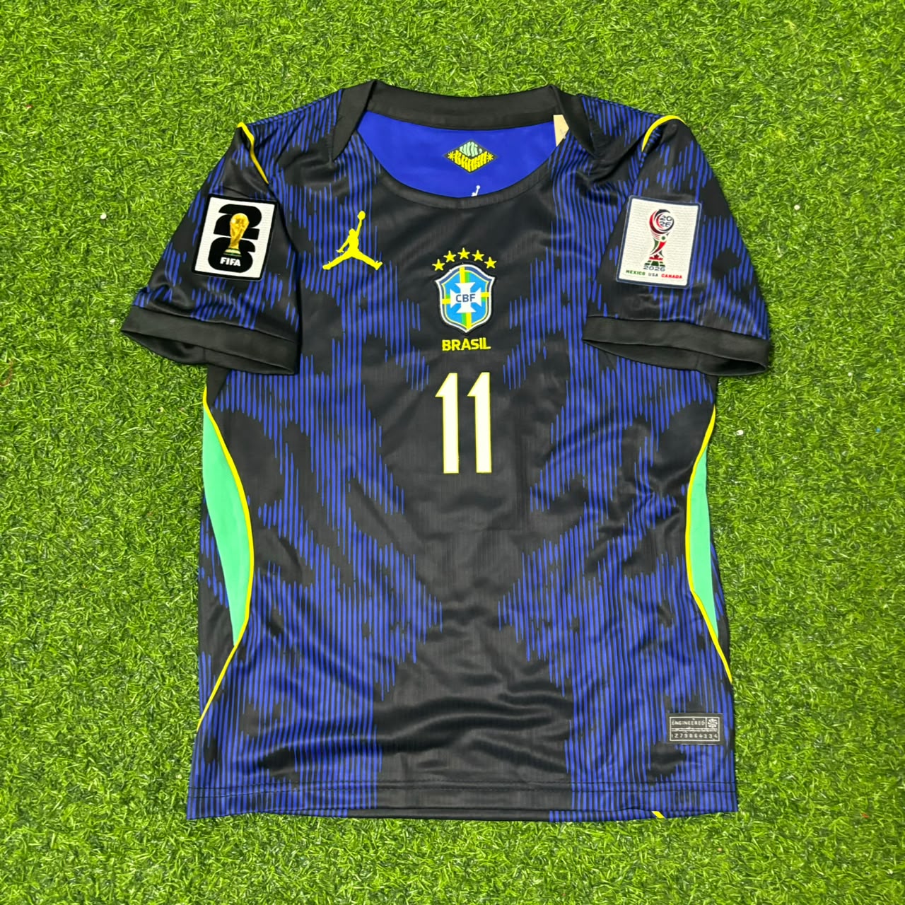Raphinha #11 Brazil 2026 World Cup Kids New Season Football Jersey Kit