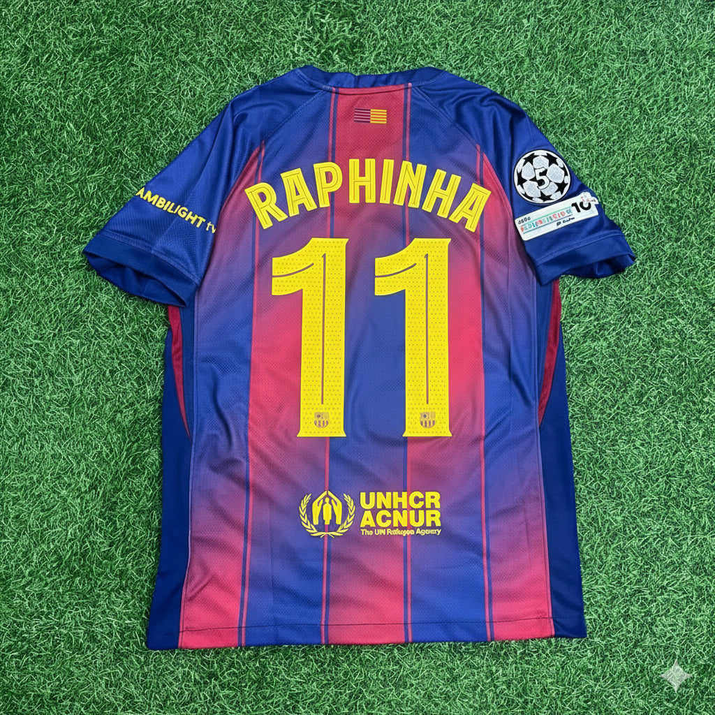 Raphinha maillot de la saison 2025/2026 du FC Barcelone