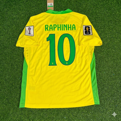 Maillot de football Raphinha Brésil Coupe du Monde 2026 Nouvelle saison