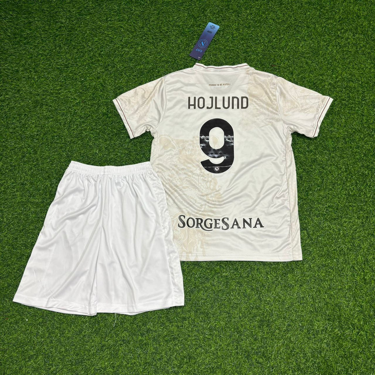 Rasmus Højlund Napoli White 2026 New Season Football Jersey