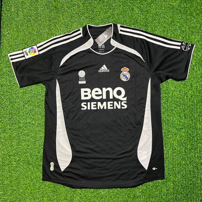 Raul Gonzalez Real Madrid 2006-2007 Black Jersey Soccer Shirt
