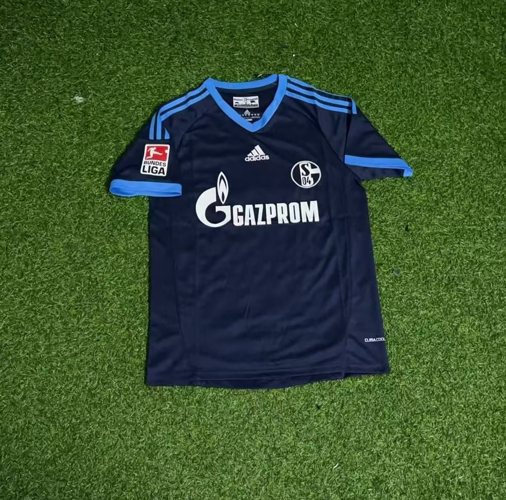 Marc Wilmots Schalke 04 Retro Away Heimtrikot Rot Fußball Trikot