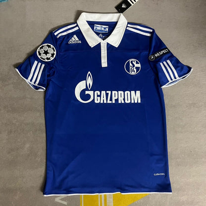 Raul Gonzalez Blanco Schalke 04 Season 2010- 11 Retro Champions League Football Jersey Trikot Soccer Shirt