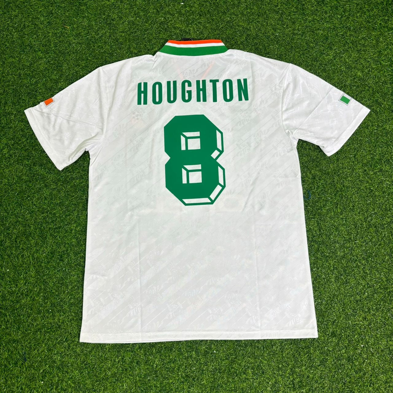 Ray Houghton Ireland 1994 Season Away Retro Football Jersey Kit