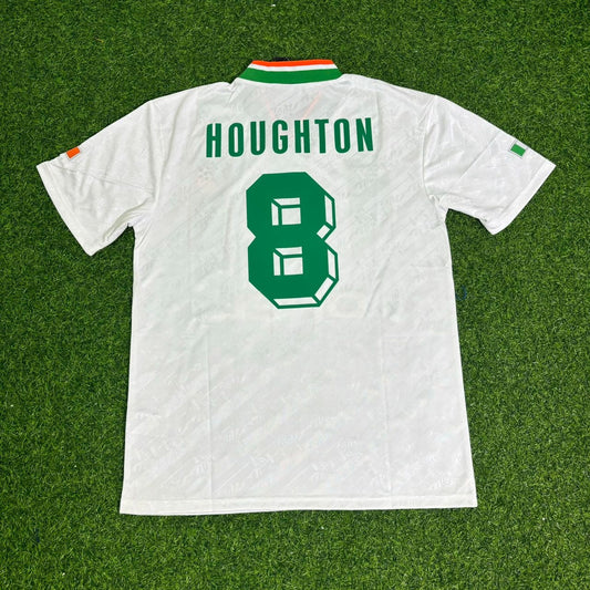 Ray Houghton Ireland 1994 Season Away Retro Football Jersey Kit
