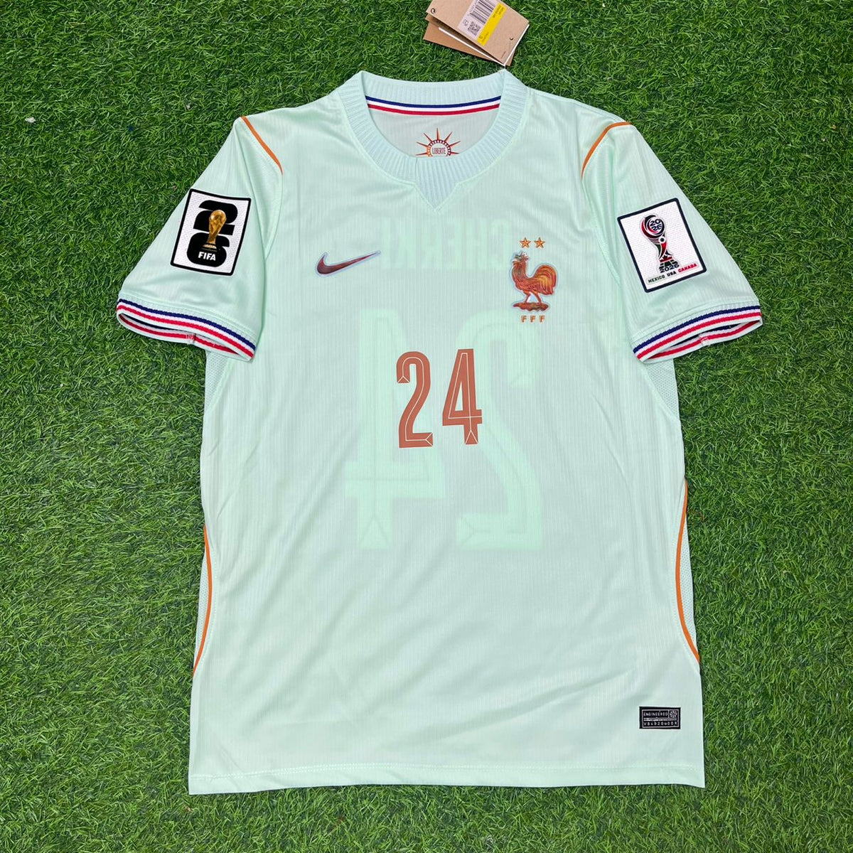 Maillot de foot extérieur Rayan Cherki France Coupe du Monde 2026