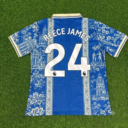 Reece James Chelsea 2027 blau-weiß Trikot Fußballtrikot