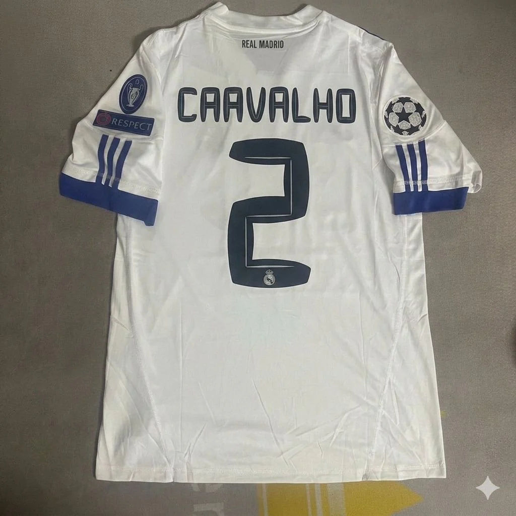 Ricardo Carvalho 2- Real Madrid 2010/2011 Retro Jersey Trikot