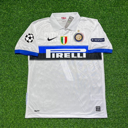 Maillot de football rétro blanc Maxwell Inter 2009/2010
