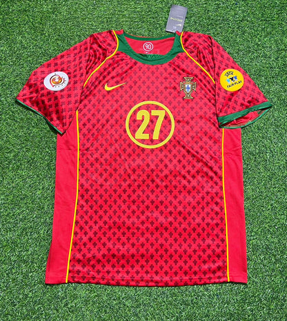 Ricardo Quaresma EURO 2004 Retro Heim Rot Trikot