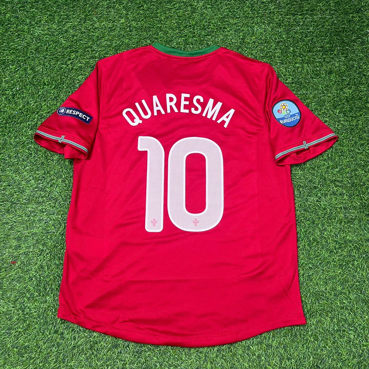Ricardo Quaresma Portugal Euro 2012 Red Retro Football Jersey Kit