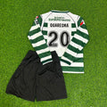 Ricardo Quaresma Sporting Lissabon Langarm Retro Kinder Trikot Fußballtrikot
