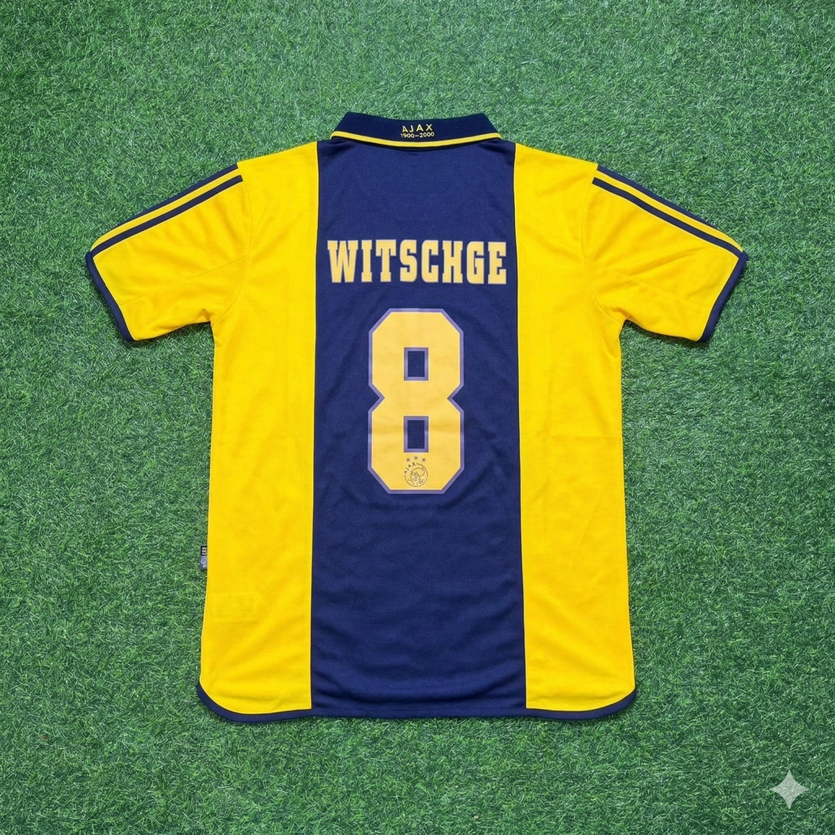 Ajax 2000/01 Yellow Retro Football Jersey – Cristian Chivu