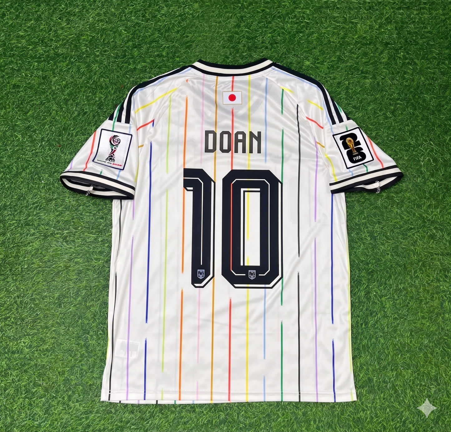 Ritsu Doan Japan 2026 World Cup Away White Football Jersey Trikot Maillot
