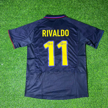 Rivaldo Barcelona Retro Season Retro Football Jersey Trikot