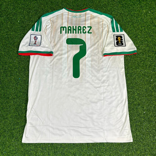 Riyad Mahrez Algeria 2026 World Cup White Football Jersey