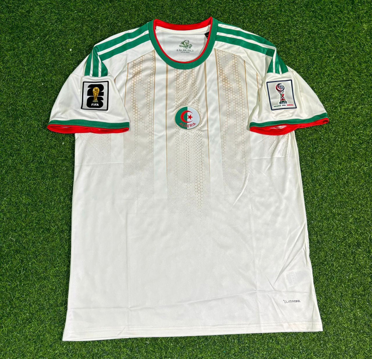 Adil Aouchiche Algerien WM 2026 Trikot Weiß