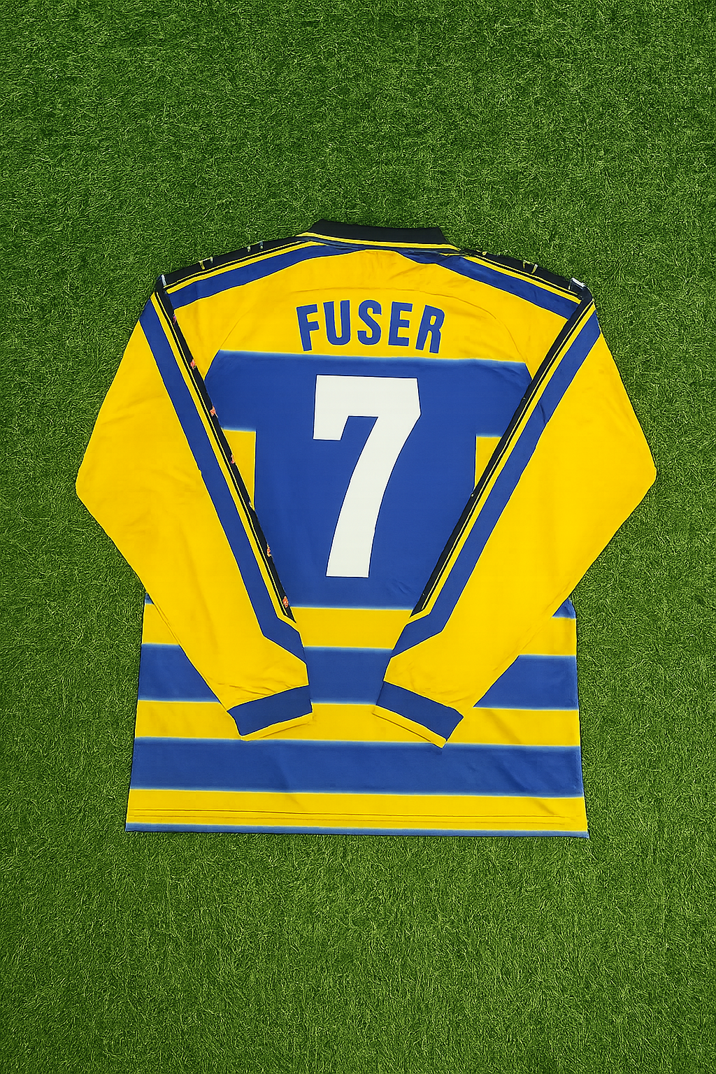 Diego Fuser Parma 1999/2000 Retro Long Sleeve Football Jersey Kit