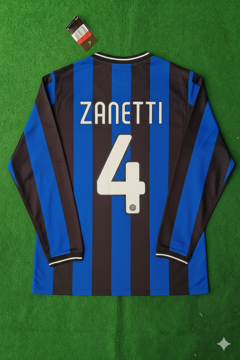 Javier Zanetti - Inter 2010 Champions League Final Jersey Trikot Maillot Maglia Soccer Shirt